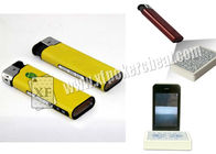 Macchina fotografica di plastica di IR Zippo dell'accendino di giallo dell'analizzatore della mazza/macchina fotografica spia dell'accendino